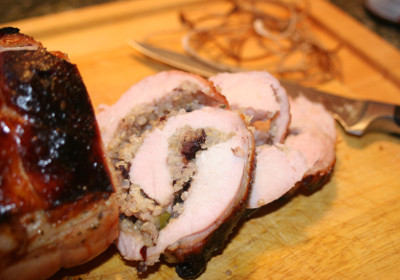 Harvest Quinoa Stuffed Turkey Breast