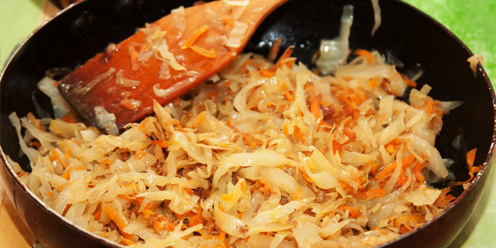 fried cabbage