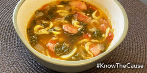 Andouille Sausage and Kale Soup